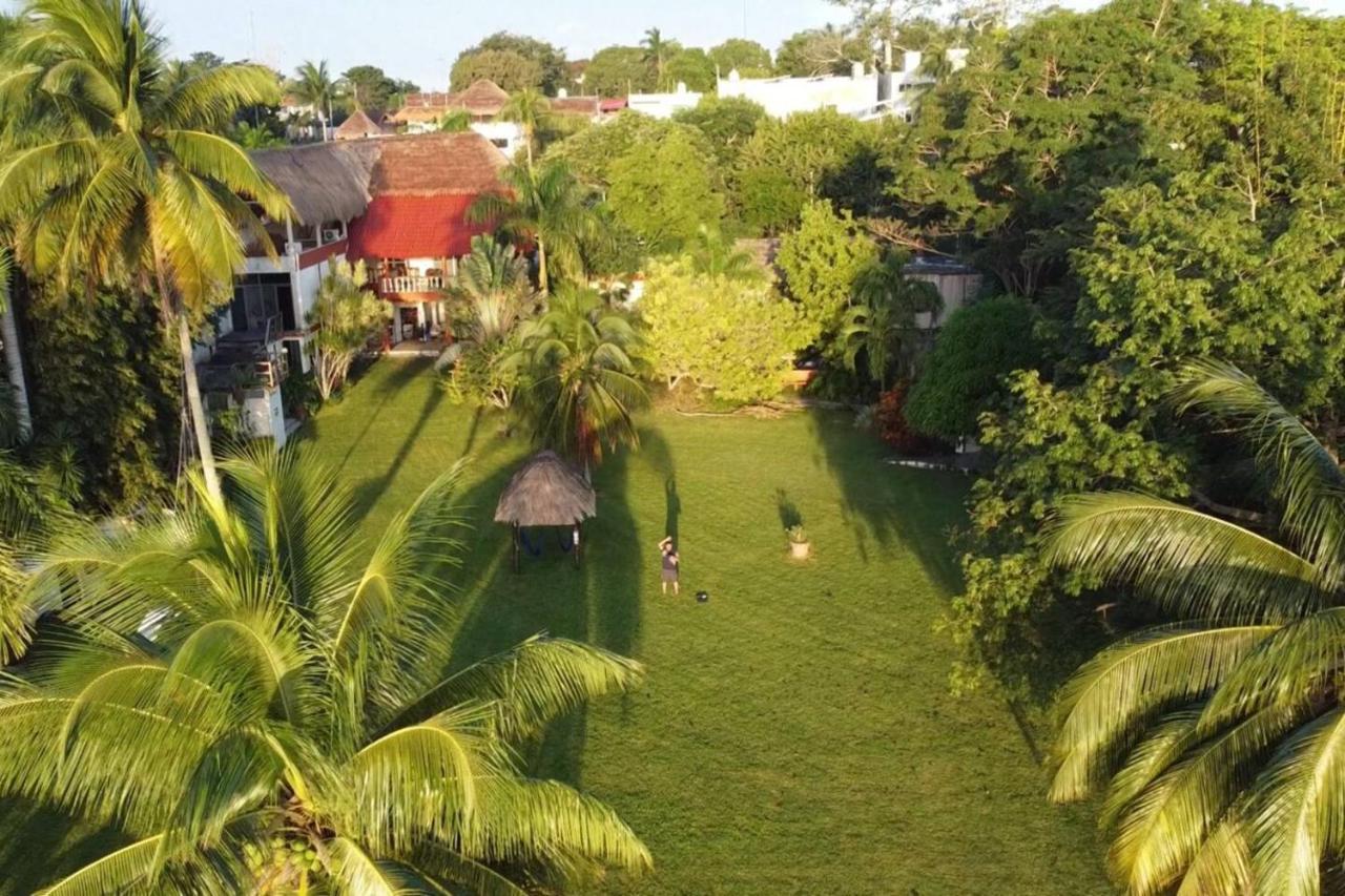 Bungalow Casita Carolina Bacalar Buitenkant foto